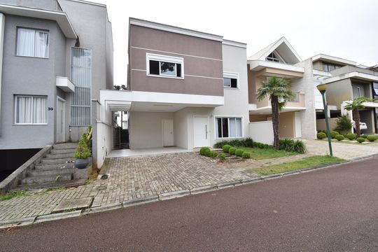 Fachada do imóvel de casa de condomínio para alugar com 4 quartos, 220m² em Xaxim, Curitiba