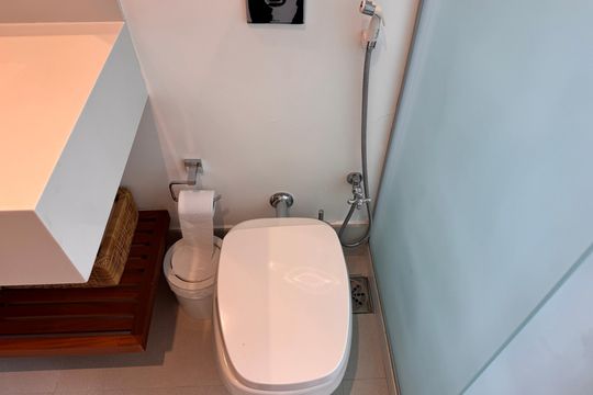 Banheiro Social 1 de casa de condomínio à venda com 3 quartos, 250m² em Barra da Tijuca, Rio de Janeiro
