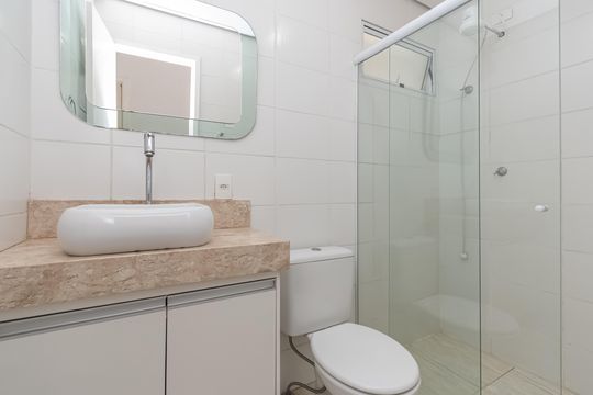 Banheiro Social de apartamento para alugar com 2 quartos, 57m² em Jardim Dulce (nova Veneza), Sumaré