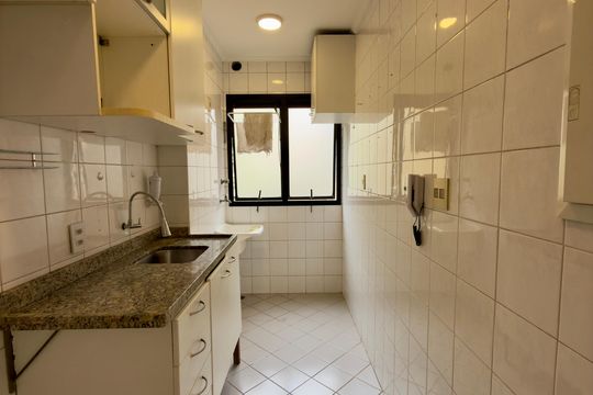 Cozinha de apartamento para alugar com 2 quartos, 49m² em Campos Elíseos, São Paulo