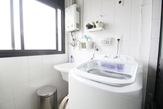 Área de Serviço de apartamento à venda com 2 quartos, 58m² em Santo Amaro, São Paulo
