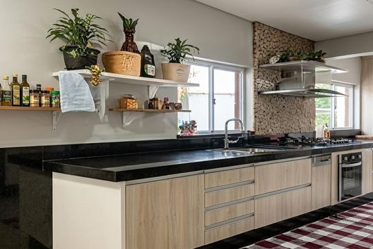 Cozinha de apartamento à venda com 2 quartos, 143m² em Centro, Santo André