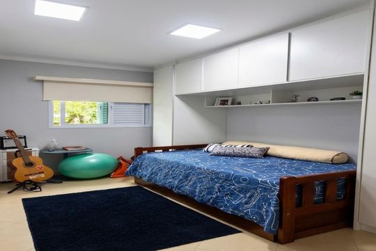 Quarto de apartamento à venda com 2 quartos, 143m² em Centro, Santo André