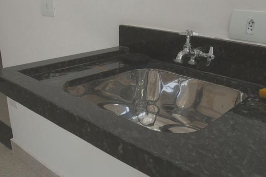 Área de Serviço de apartamento para alugar com 1 quarto, 56m² em Campininha, São Paulo