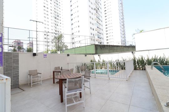 Área comum - Piscina de apartamento para alugar com 2 quartos, 34m² em Jardim Marajoara, São Paulo
