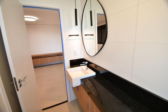 Banheiro de apartamento para alugar com 2 quartos, 74m² em Vila 31 de Março, Campinas