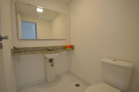 Lavabo de apartamento à venda com 3 quartos, 110m² em Jardim Arpoador, São Paulo