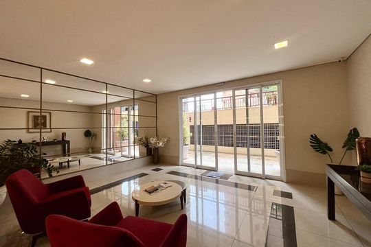 Área comum- Hall de entrada de apartamento para alugar com 3 quartos, 90m² em Botafogo, Campinas