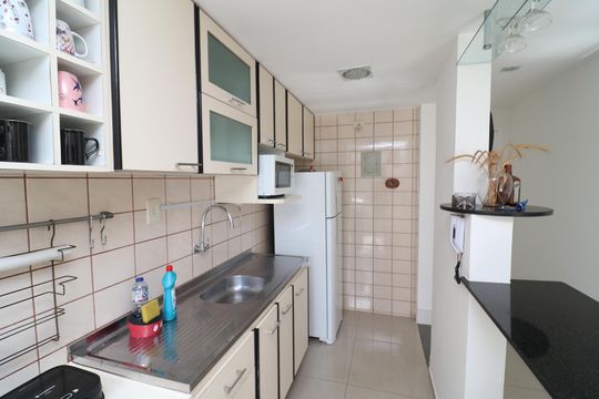 Cozinha de apartamento para alugar com 1 quarto, 50m² em Moneró, Rio de Janeiro