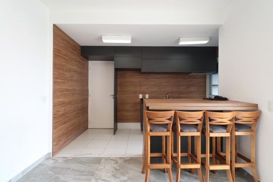 Cozinha de apartamento para alugar com 2 quartos, 62m² em Água Branca, São Paulo