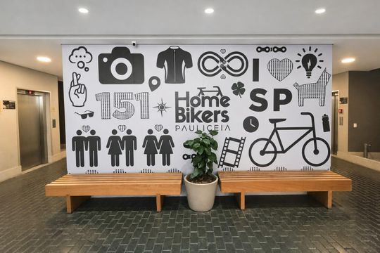 Hall Social de kitnet/studio para alugar com 1 quarto, 28m² em Bela Vista, São Paulo