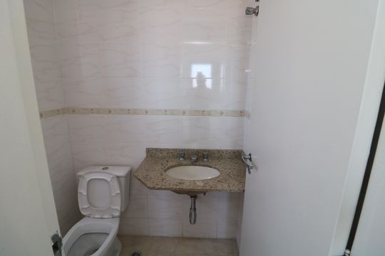 Banheiro da Suíte de apartamento à venda com 3 quartos, 94m² em Vila Prudente, São Paulo
