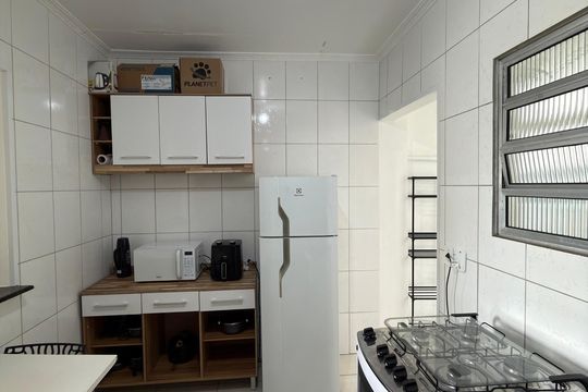 Cozinha de apartamento para alugar com 1 quarto, 48m² em Vila Florida, São Bernardo do Campo