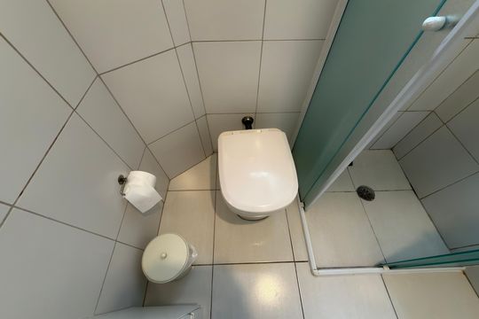 Banheiro Social de apartamento para alugar com 1 quarto, 48m² em Vila Florida, São Bernardo do Campo