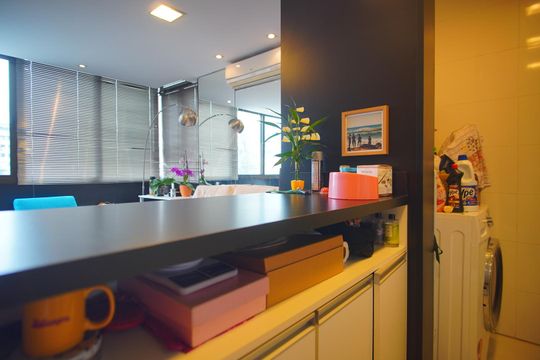 Cozinha e Área de Serviço de kitnet/studio à venda com 1 quarto, 39m² em Independência, Porto Alegre