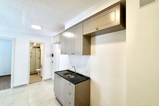 Cozinha de apartamento à venda com 2 quartos, 34m² em Guaianases, São Paulo