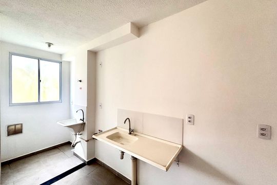 Cozinha  de apartamento para alugar com 2 quartos, 35m² em Lageado, Ferraz de Vasconcelos