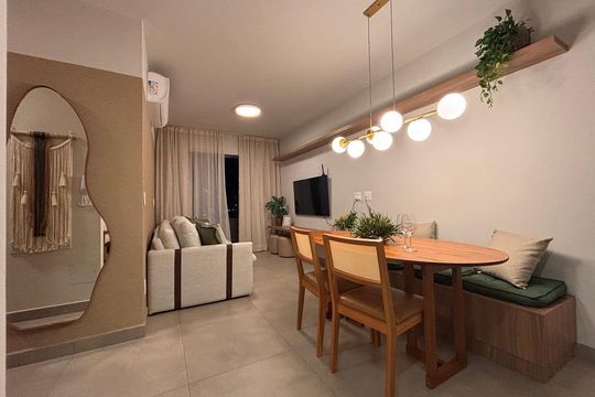 Sala de Jantar de apartamento para alugar com 2 quartos, 71m² em Ribeirânia, Ribeirão Preto
