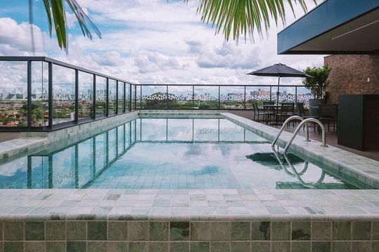 Área externa de apartamento para alugar com 2 quartos, 71m² em Ribeirânia, Ribeirão Preto