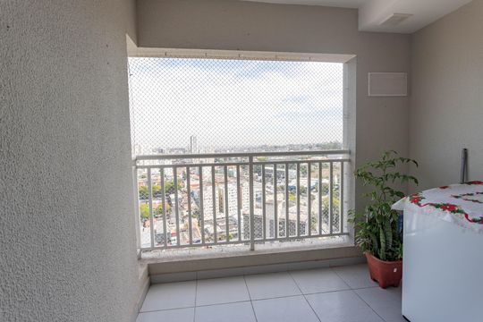 Varanda de apartamento à venda com 2 quartos, 45m² em Jardim Elisa, Diadema