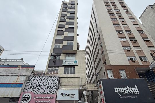 Fachada do Prédio de apartamento para alugar com 1 quarto, 45m² em Gonzaga, Santos