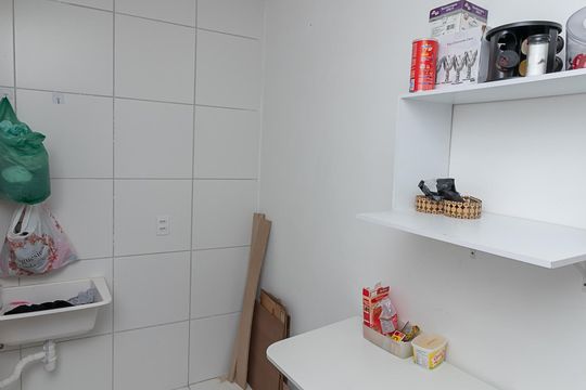 Área de serviço de apartamento para alugar com 2 quartos, 34m² em Cidade São Mateus, São Paulo