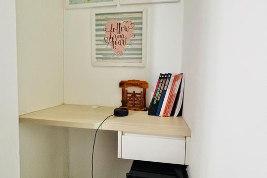 Sala  de apartamento para alugar com 1 quarto, 42m² em Alphaville Residencial Um, Barueri