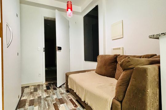 Sala  de apartamento para alugar com 1 quarto, 42m² em Alphaville Residencial Um, Barueri