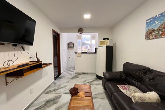 Sala de apartamento para alugar com 1 quarto, 60m² em Copacabana, Rio de Janeiro