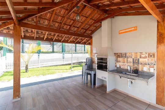 Área comum - Churrasqueira de apartamento para alugar com 2 quartos, 54m² em Jardim Capivari, Campinas
