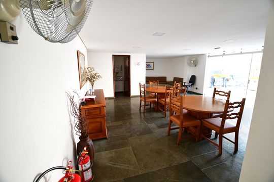 Área comum - Salão de festas de apartamento à venda com 3 quartos, 118m² em Vila Itapura, Campinas