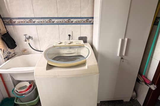 Área de serviço de apartamento à venda com 2 quartos, 64m² em Vila Caminho do Mar, São Bernardo do Campo