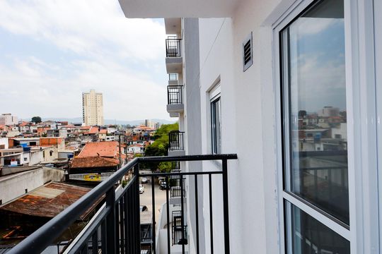 Varanda da Sala de apartamento para alugar com 2 quartos, 38m² em Picanço, Guarulhos