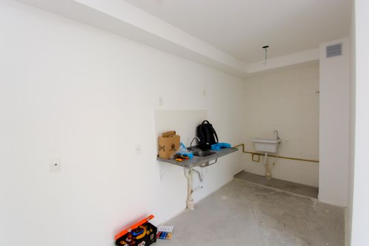 Cozinha e Área de Serviço de apartamento para alugar com 2 quartos, 38m² em Picanço, Guarulhos