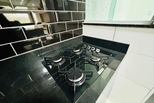 Cozinha de casa de condomínio para alugar com 2 quartos, 73m² em Vila Aricanduva, São Paulo