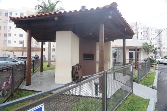 Área comum - Churrasqueira de apartamento à venda com 2 quartos, 46m² em Mato Grande, Canoas