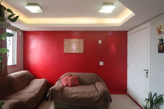 Sala de apartamento à venda com 2 quartos, 46m² em Mato Grande, Canoas