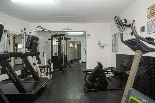 Área comum - Academia de apartamento para alugar com 1 quarto, 35m² em Bela Vista, São Paulo