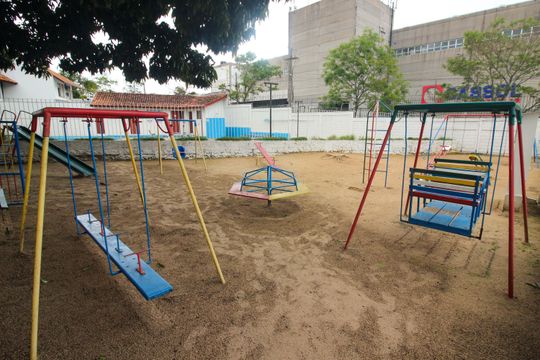 Área comum - Playground de casa de condomínio à venda com 3 quartos, 130m² em Cavalhada, Porto Alegre