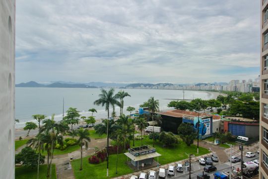 Vista Área de serviço de apartamento para alugar com 3 quartos, 195m² em Ponta da Praia, Santos