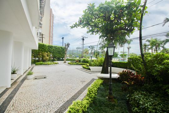 Área comum de apartamento para alugar com 3 quartos, 195m² em Ponta da Praia, Santos