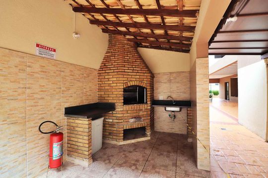 Área comum - Churrasqueira de apartamento à venda com 3 quartos, 75m² em Jardim Stella, Santo André