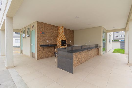 Área comum - Churrasqueira de apartamento para alugar com 2 quartos, 40m² em Mato Grande, Canoas