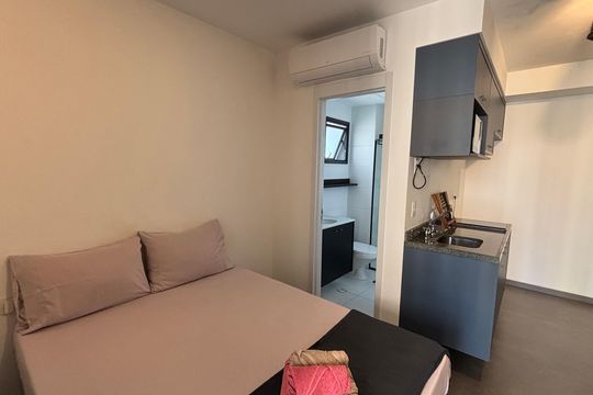Studio de kitnet/studio para alugar com 1 quarto, 25m² em Brooklin, São Paulo
