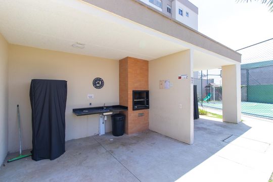 Área comum - Churrasqueira 2 de apartamento para alugar com 2 quartos, 45m² em Roselândia, Cotia
