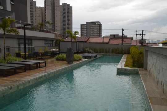 Piscina de apartamento à venda com 1 quarto, 46m² em Ipiranga, São Paulo