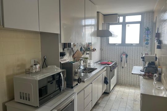 Cozinha de apartamento à venda com 3 quartos, 109m² em Bela Vista, São Paulo