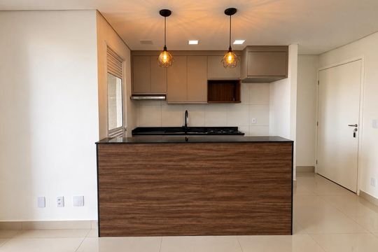 Cozinha de apartamento à venda com 2 quartos, 55m² em Bela Vista, Osasco