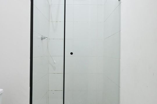 Banheiro da Suíte de apartamento para alugar com 1 quarto, 28m² em Morumbi, São Paulo