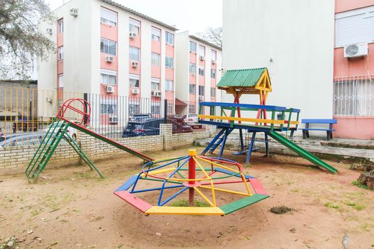 Área comum - Playground de apartamento para alugar com 1 quarto, 48m² em Centro, Canoas
